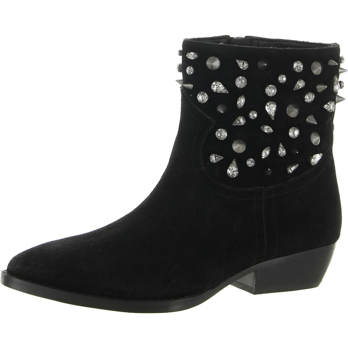 Schwarze Leder Pumps von Avril Wildleder – Stiefel