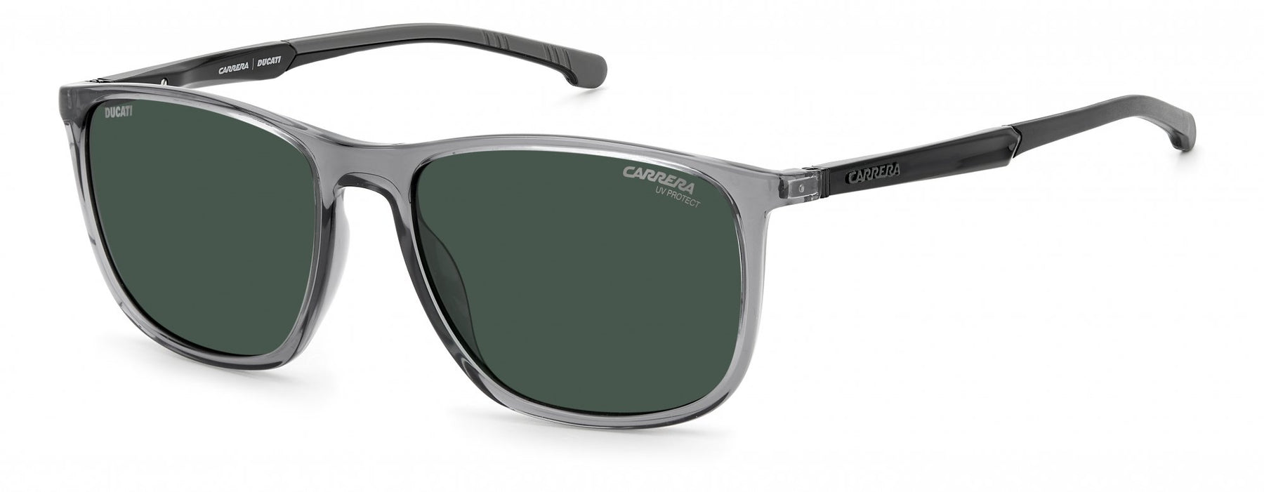 Carrera Herren 57mm transparente graue Sonnenbrille