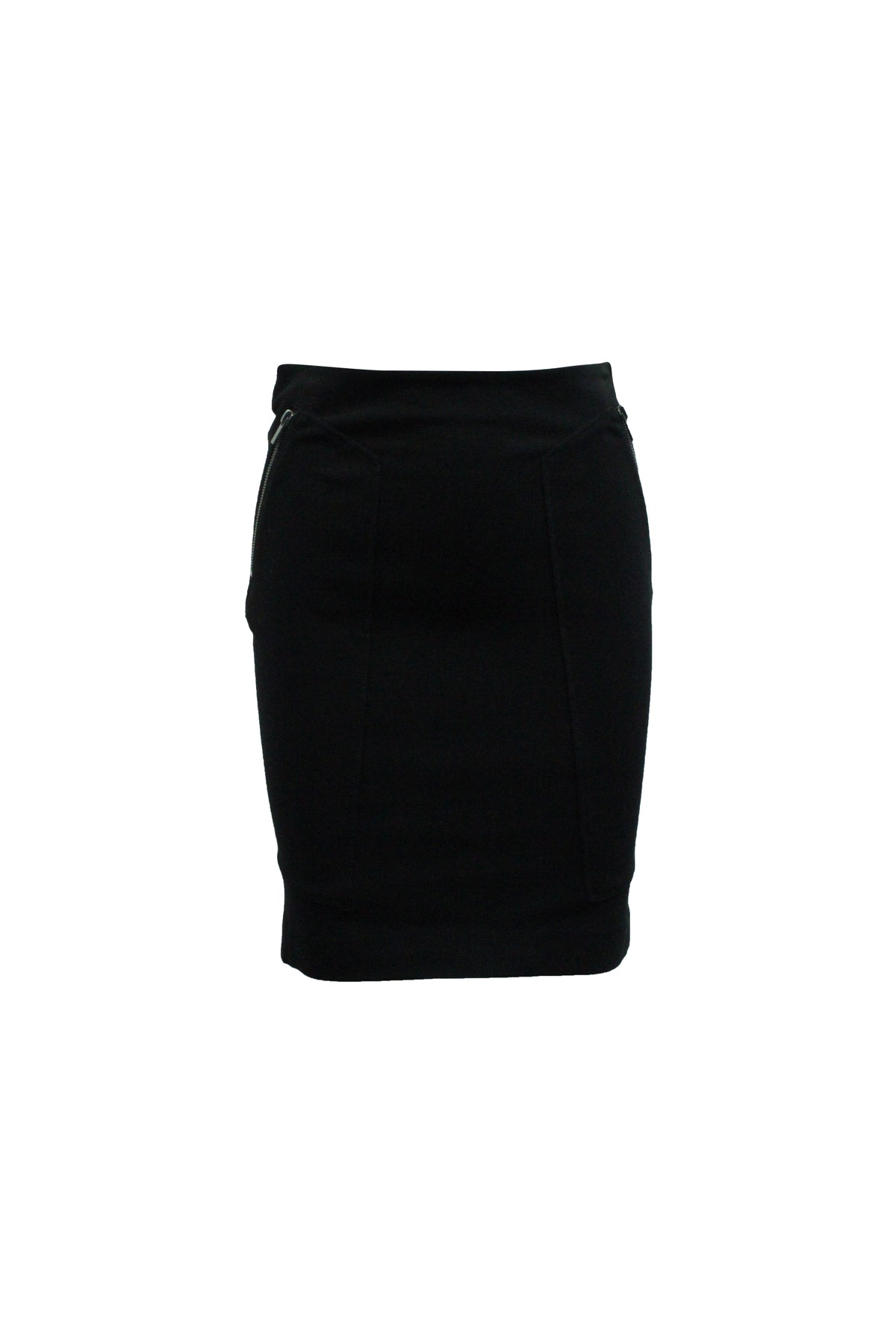 Diane Von Furstenberg Leona Midirock in schwarzer Viskose 7833173295164