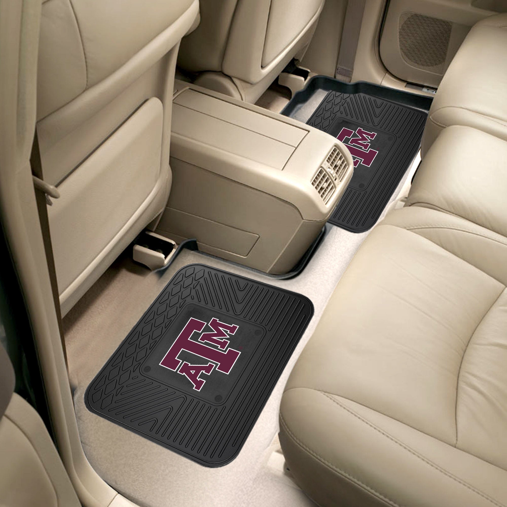 Fanmats Texas A&M Aggies Rücksitz Auto Utility Matten – 2 Stück Set