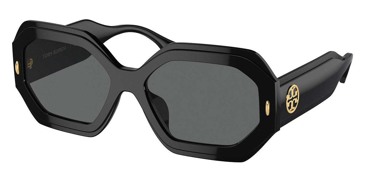 Tory Burch 57mm schwarze Sonnenbrille für Damen
