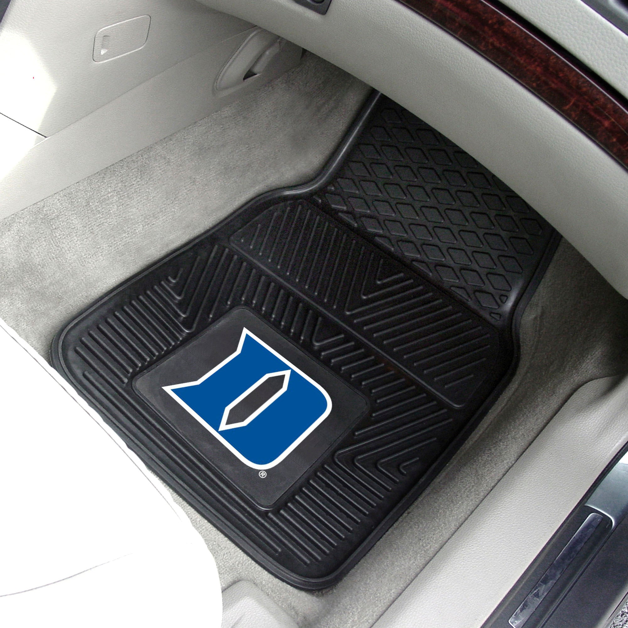 Fanmats Duke Blau Devils Heavy Duty Auto Matte Set – 2 Stück