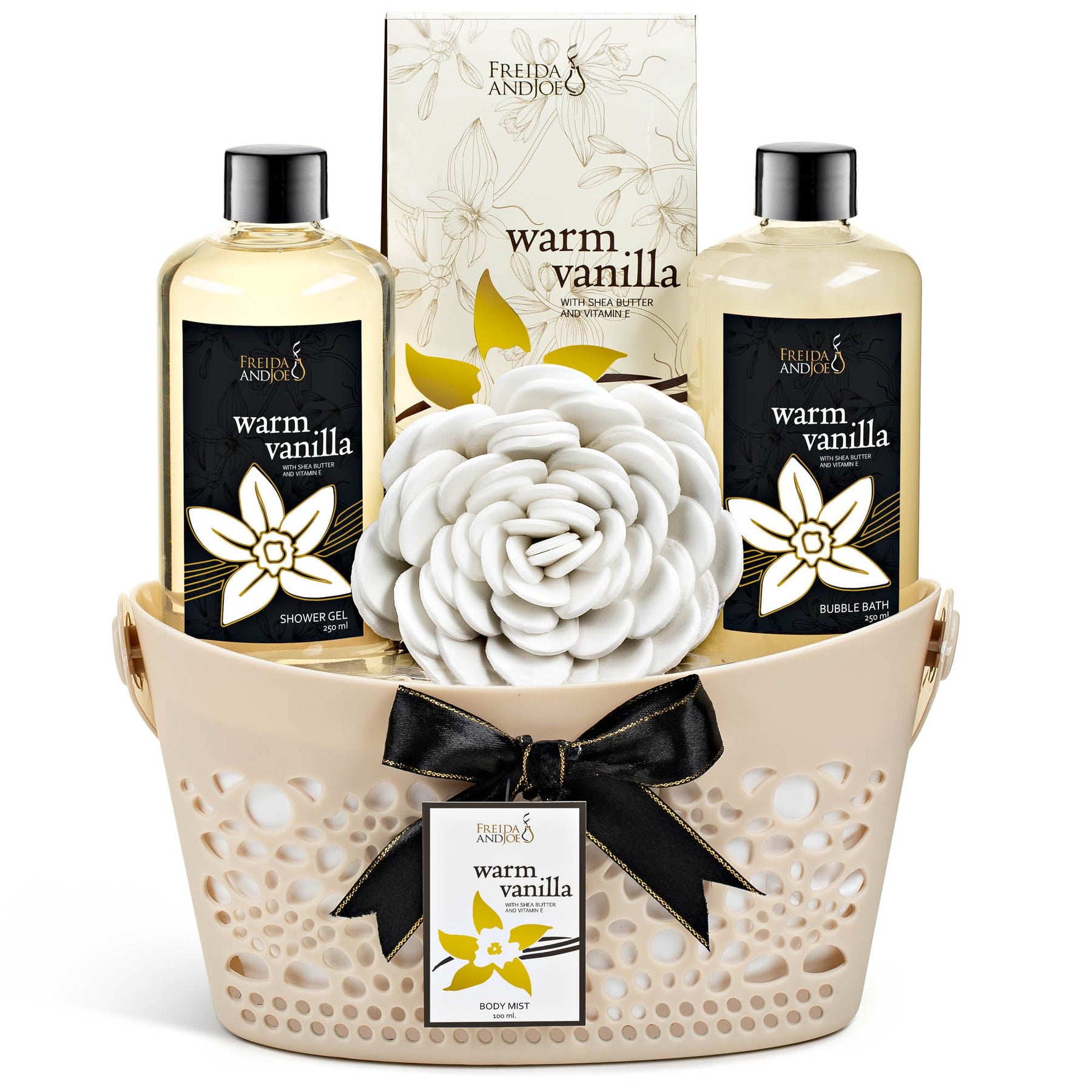 Warm Vanille Bath & Body Geschenkset für Herren und Damen