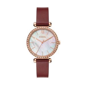 Fossil Damen tinie dreihändig, Roségold-Ton Edelstahl Armbanduhr 7805816668220