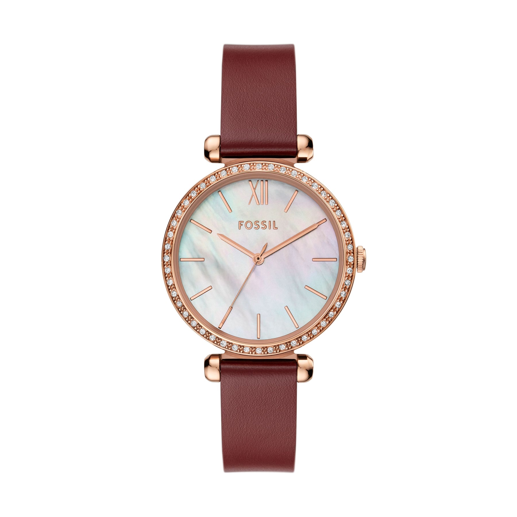 Fossil Damen Tillie Drei-Hand, Roségold-Ton Edelstahluhr