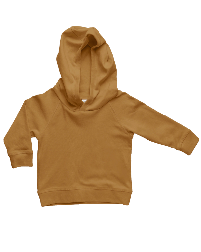 Madison Pullover aus Bio-Baumwolle mit Kapuze – Amber