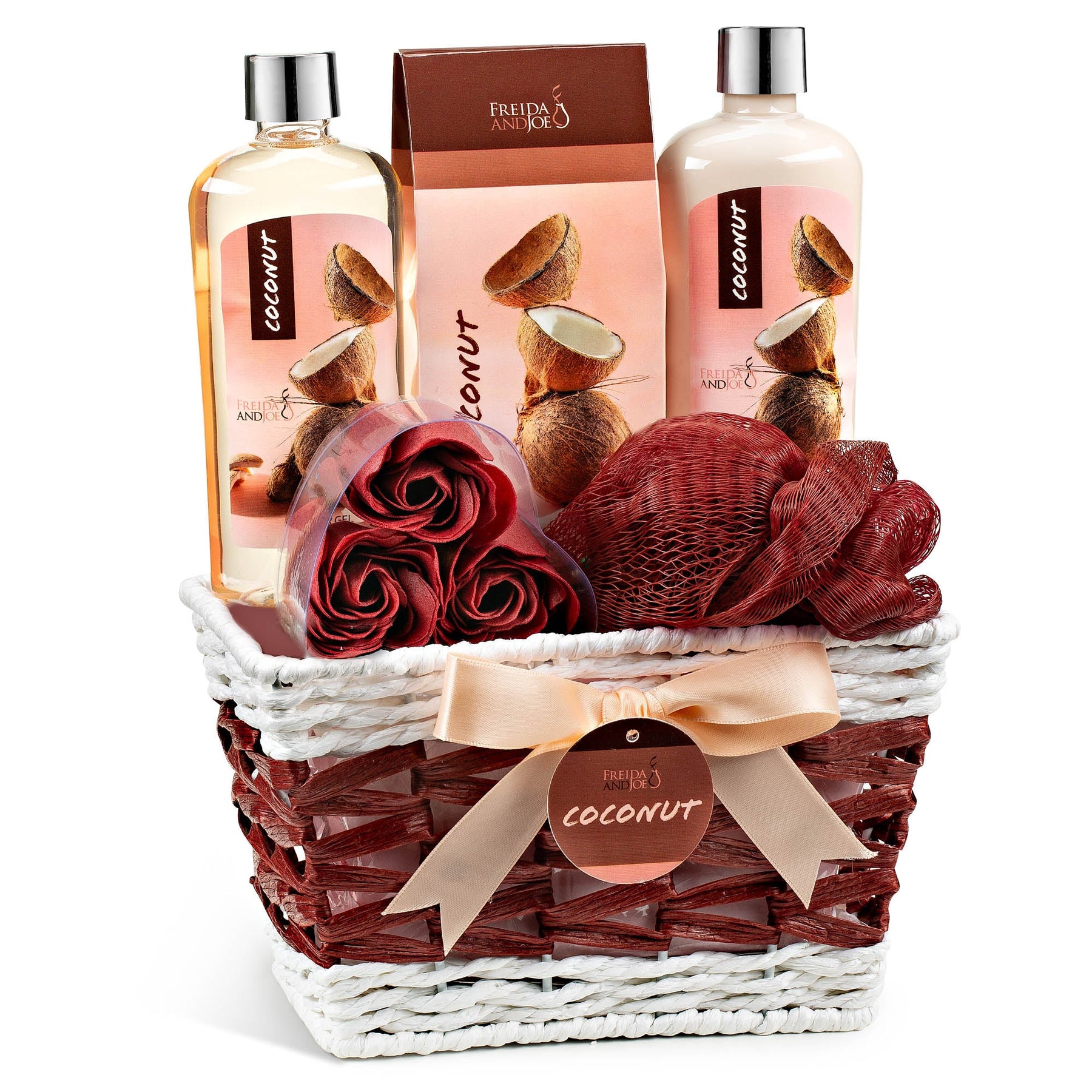 Bath Geschenkset für Damen – Kokos Spa Geschenkkorb