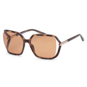 Tom Ford Damen 60mm dunkle Havana Sonnenbrille 7805817323580