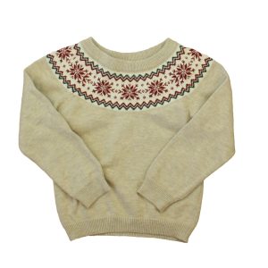 Edgehill Collection Mädchen khaki red-Grüner Pullover 7805821255740