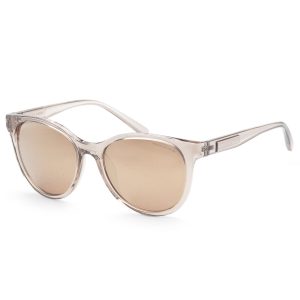 Armani Exchange Damen 54mm glänzende transparente braune Sonnenbrille