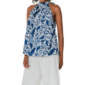 ryla top in azulejo