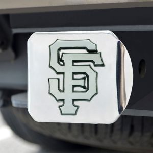Fanmats San Francisco Riesen Chrom Metall Haken Abdeckung mit Chrom Metall 3D Emblem