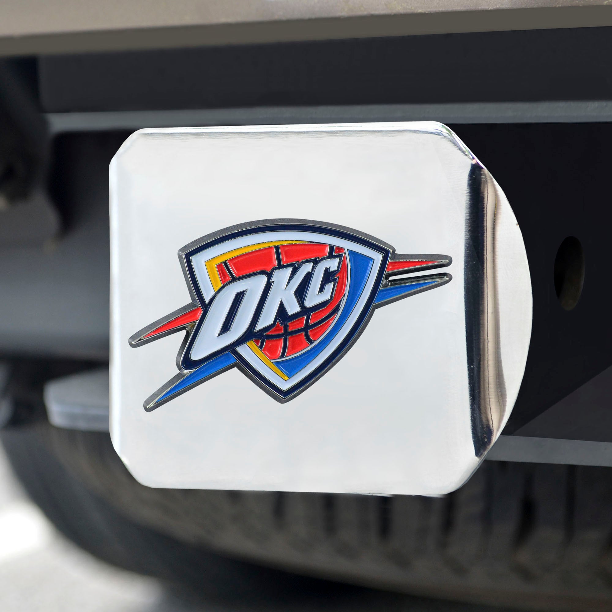 Fanmats Oklahoma City Thunder Hitch Cover – 3D-Farbemblem