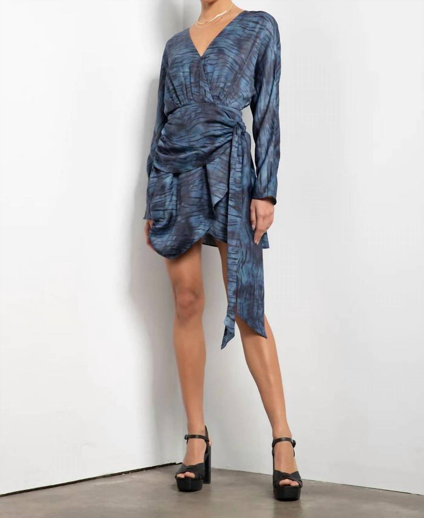 Isono Zebra bedrucktes Kleid im Twilight Zebra