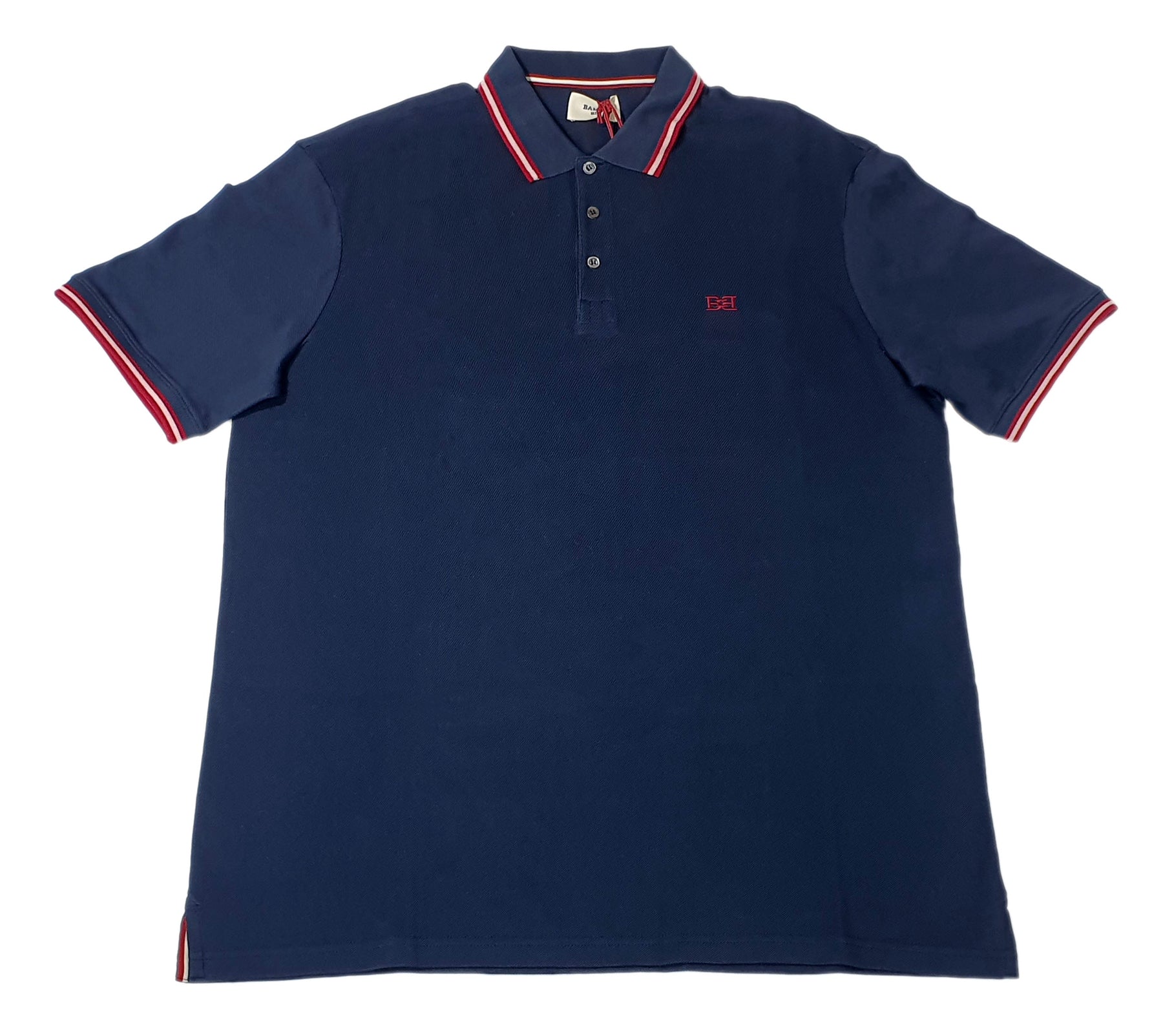 Bally 6240248 Herren-Poloshirt aus blauer Baumwolle