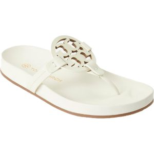 Miller Damen Leder rutschen auf String Sandalen