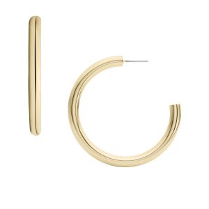 Fossil Damen Gold-Ton Messing Creolen