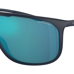 Armani Exchange Herren 35mm Matte Blaue Sonnenbrille
