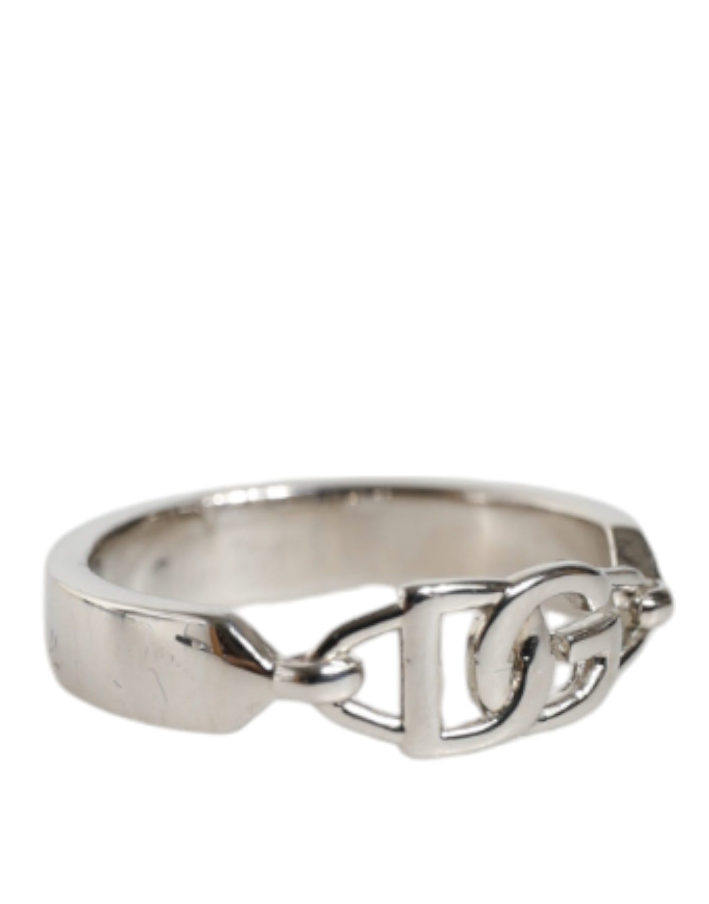 Dolce & Gabbana Ton Messing Anello DG Runde Armreif Damen Armband