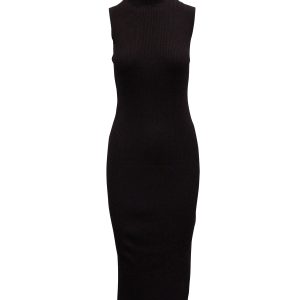 Theory Stretch stricken ärmelloses Kleid in Burgund Rayon 7833175294012