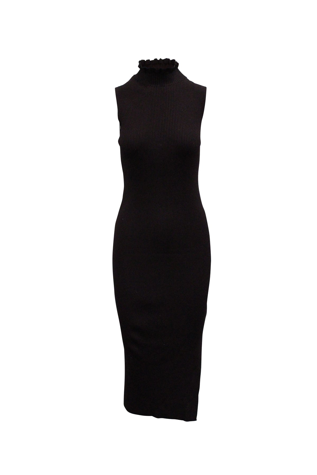 Theory Kleid aus ärmellosem Stretch-Strick in Bordeaux Viskose