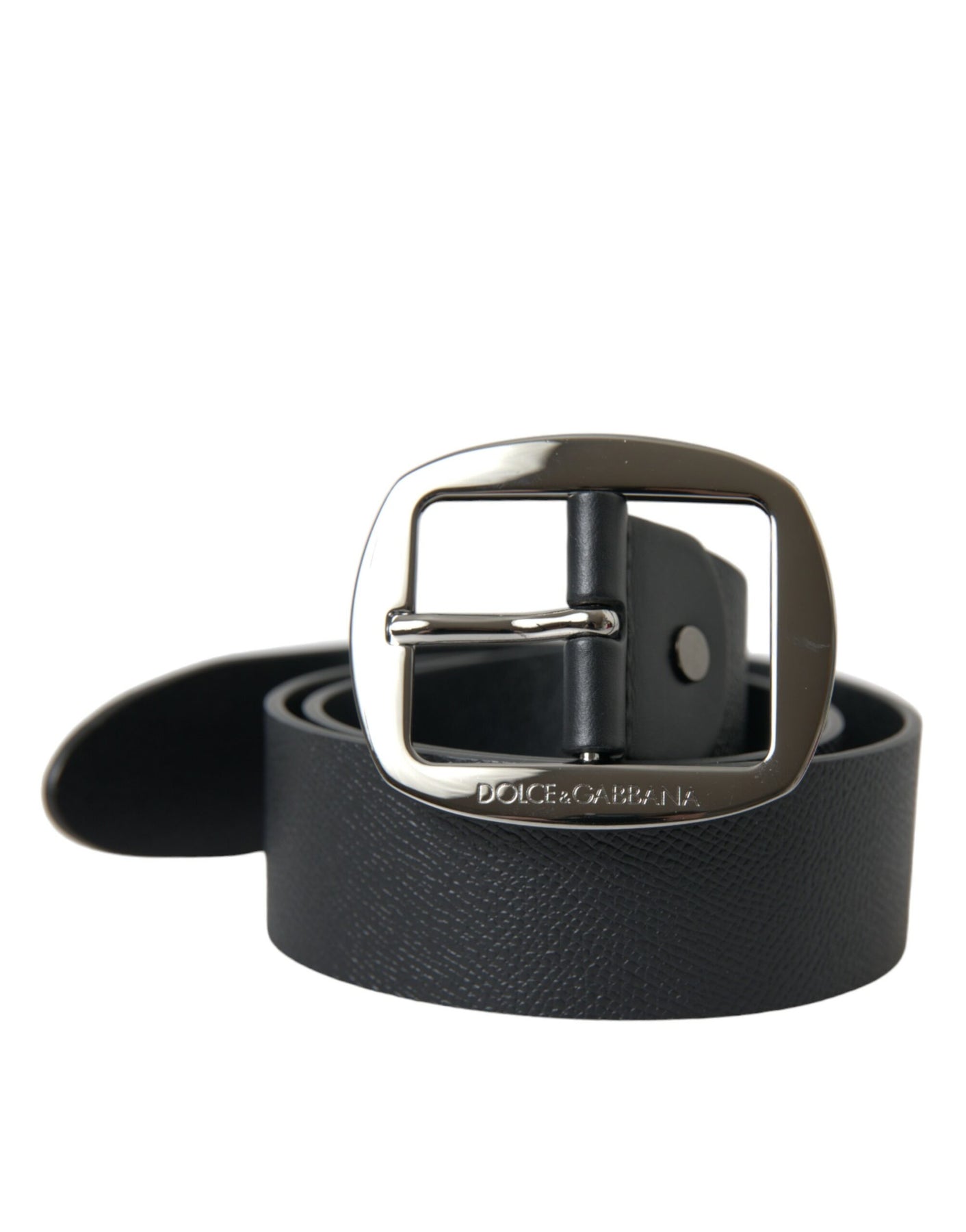 Dolce & Gabbana Kalbsleder Metall Schnalle Herren Gürtel