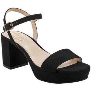 Pennie 2 Slingback-Sandalen aus Wildlederimitat mit Knöchelriemen