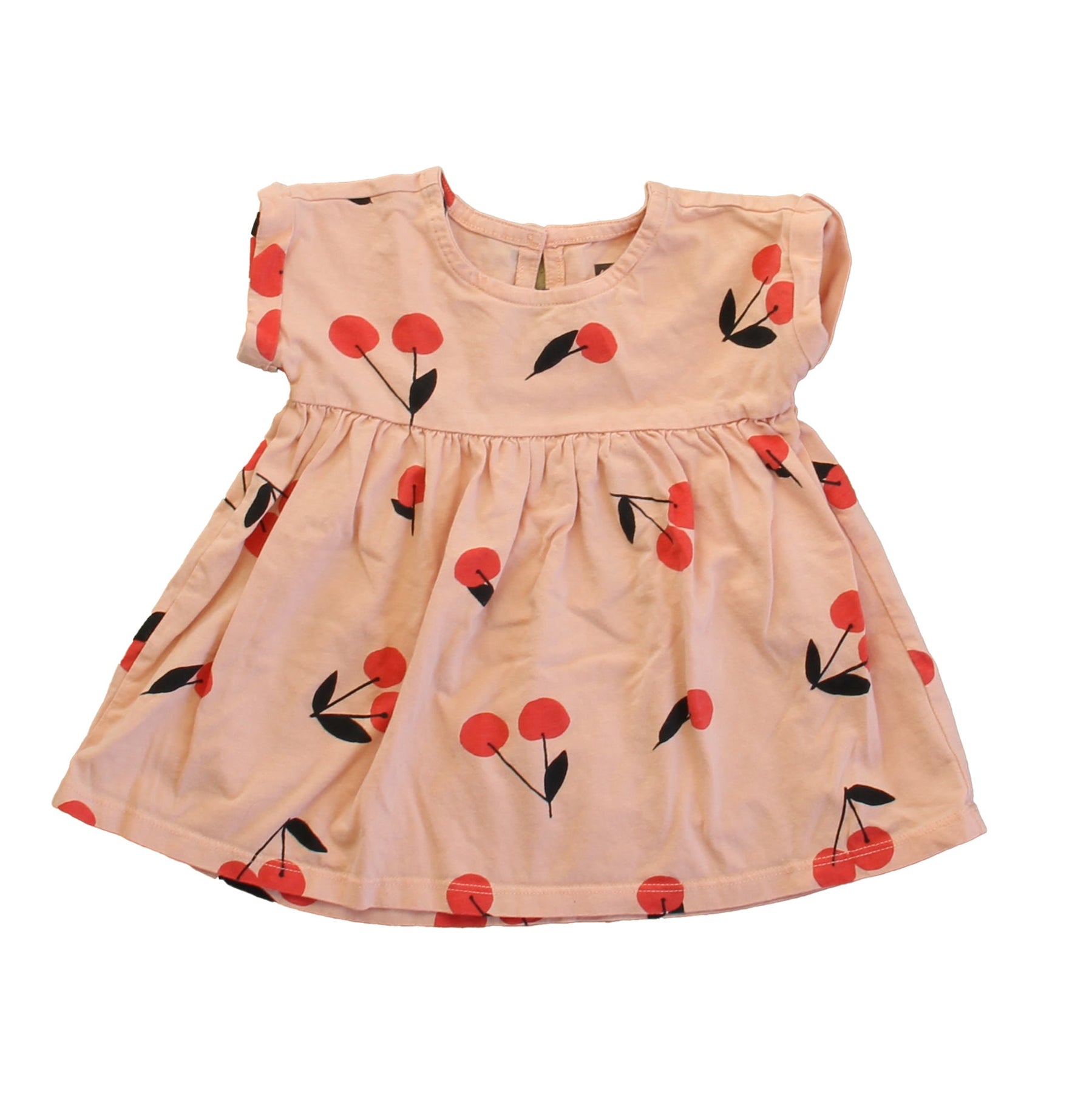 Tee Mädchen rosa Kirschen Kleid