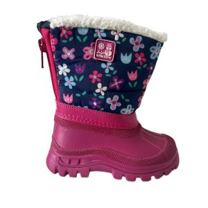 JoJo Maman Bebe Mädchen rosa . Marine Stiefel 7805826531388