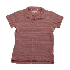 Orlebar braun Jungen rot Polo Hemd 7805819813948