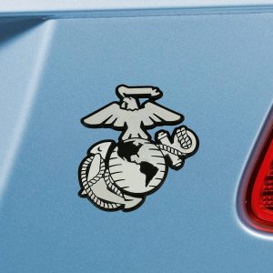 Fanmats u.s. Marines 3D Chrom Metall Emblem