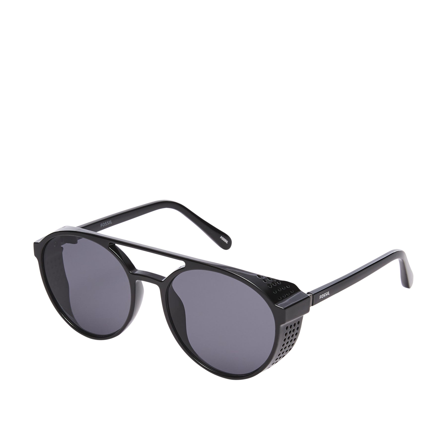 Fossil Herren Rund Sonnenbrillen