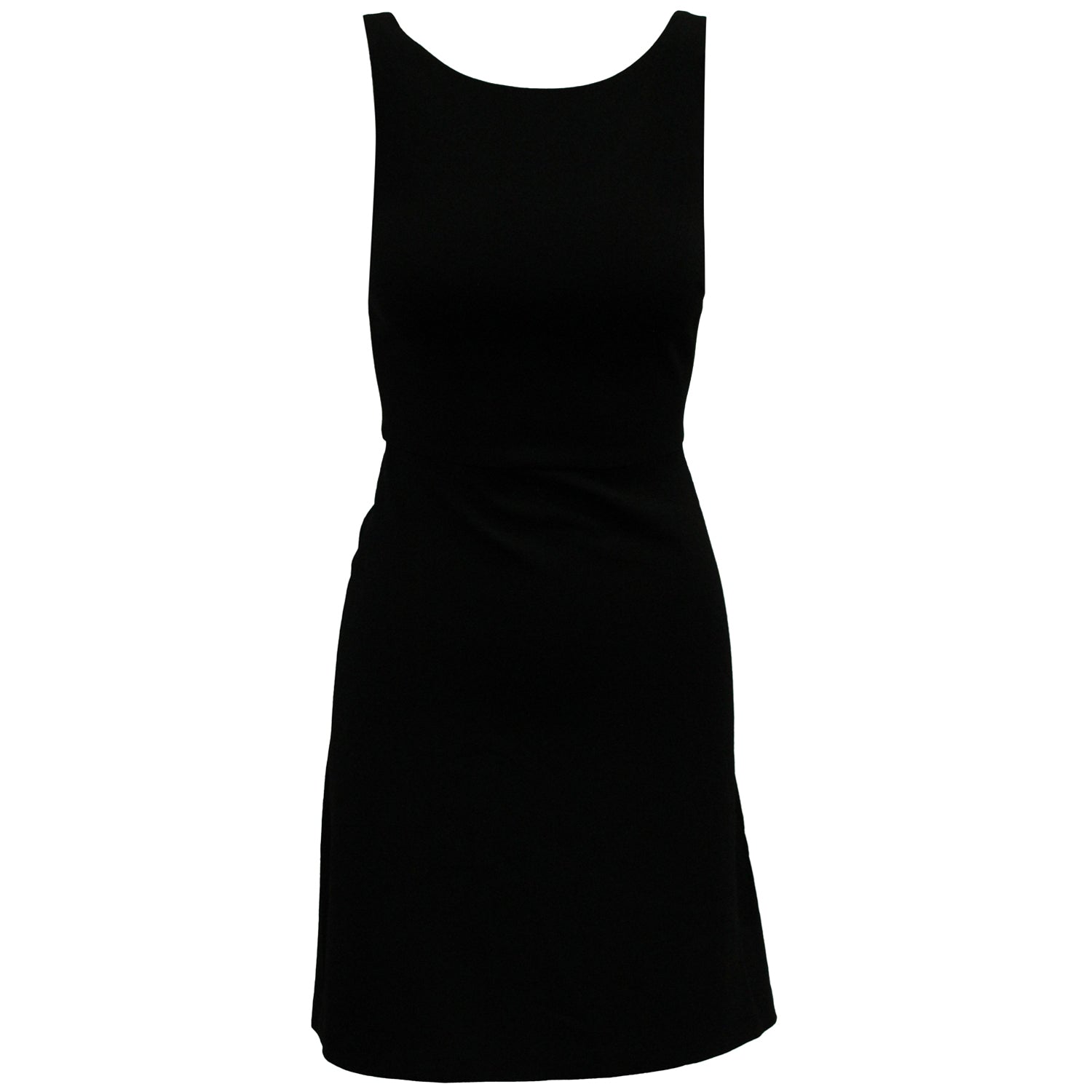 Theory Ärmelloses Minikleid aus schwarzem Triacetat
