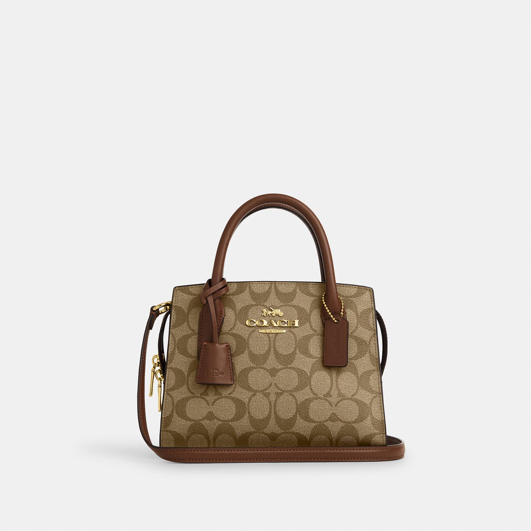 Coach Outlet Andrea Carryall im Signature Canvas