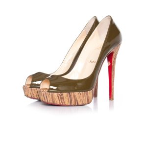 Banane kaki plattform Pumps