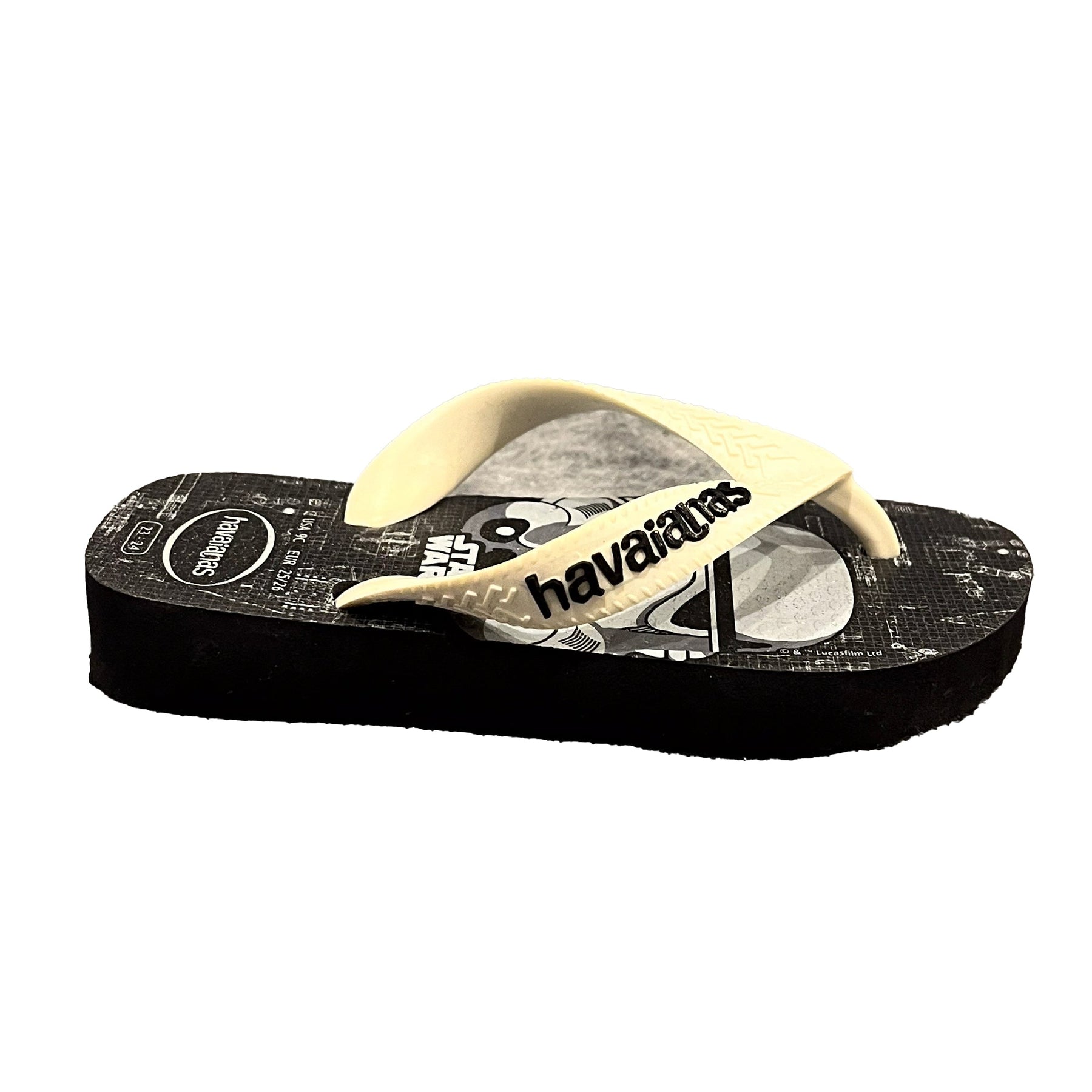 Havaianas Jungen Schwarz – Weiße Star Wars Flip Flops