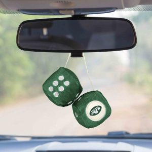Fanmats New York Jets Team Farbe fuzzy Würfel Dekor 3′′ Set