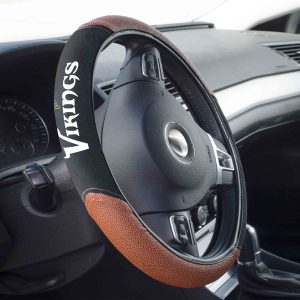 Fanmats Minnesota Vikings Football Grip Steering Wheel Cover 15″ Durchmesser
