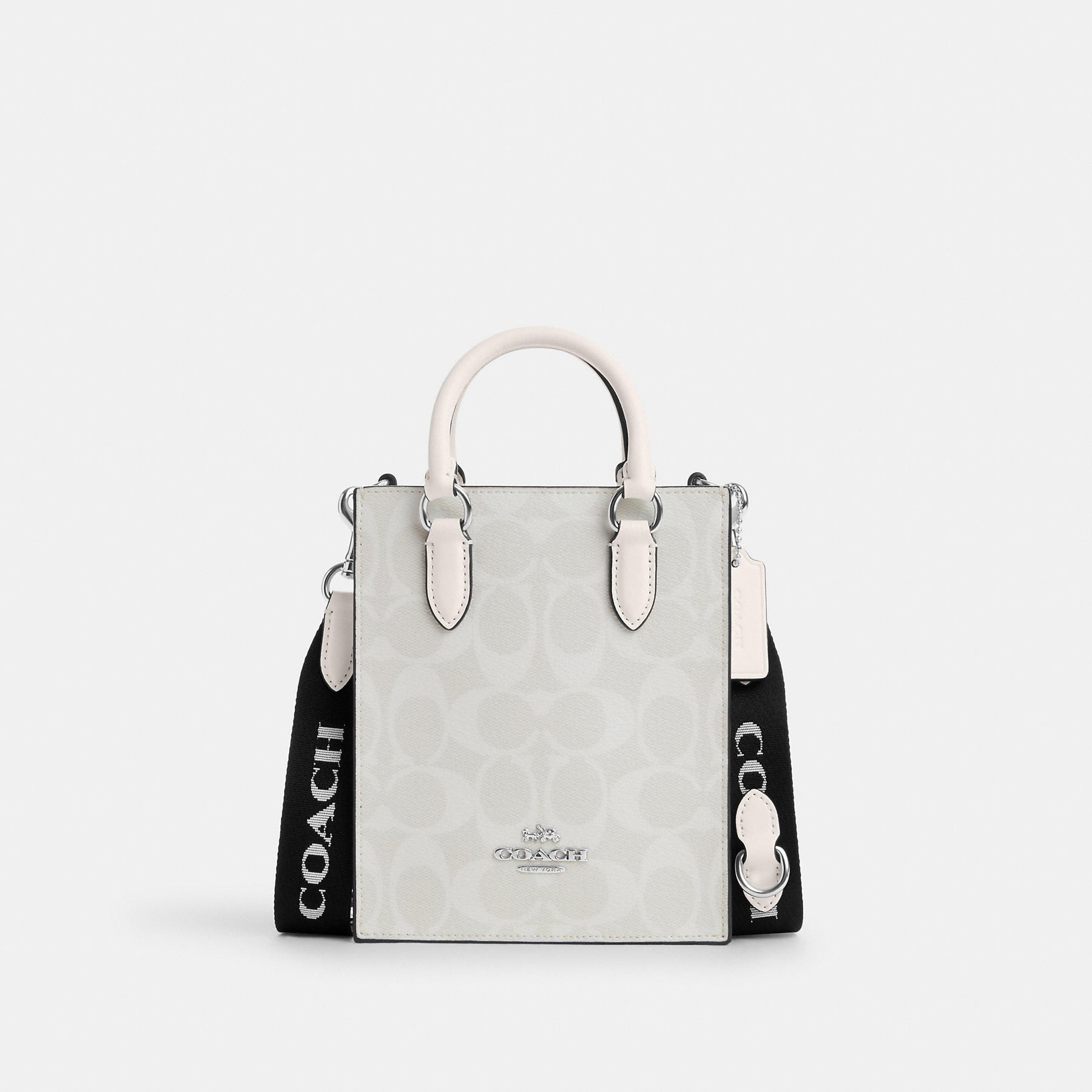 Coach Outlet Nord Süd Mini Tragetasche In Signature Canvas