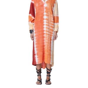 Concordia Lupa Hemd Kleid in Mischung 1 orange 7704740954172