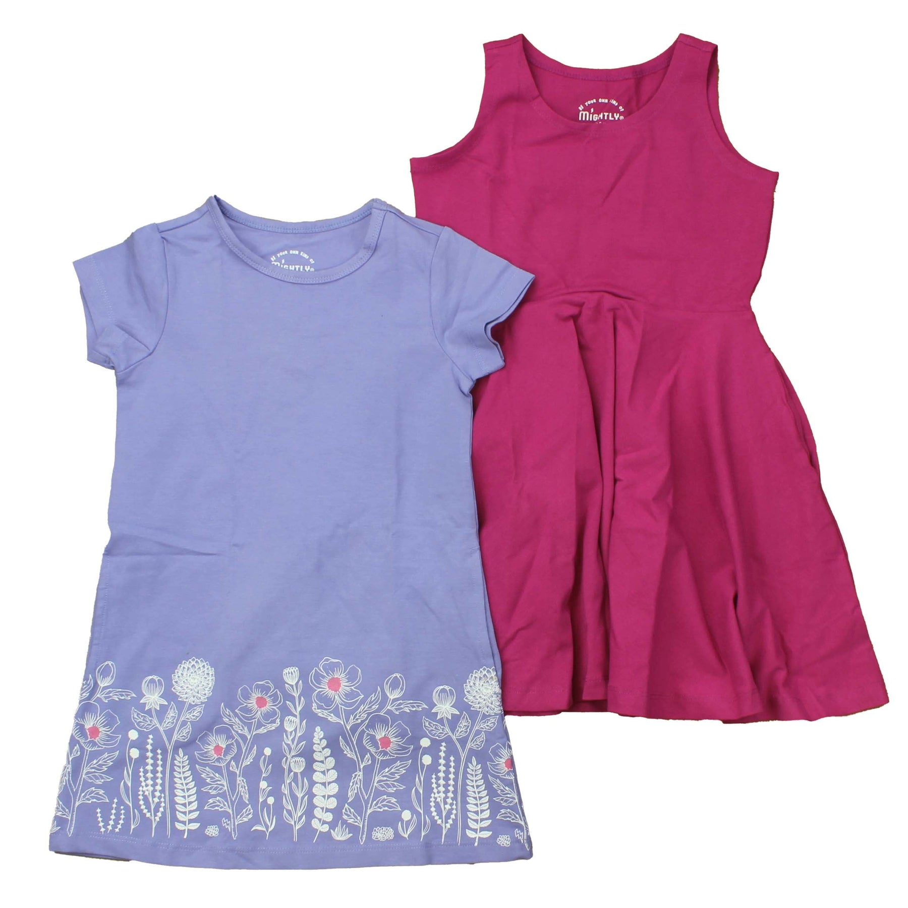 Mightly Mädchen Fuschia – Lila Kleid