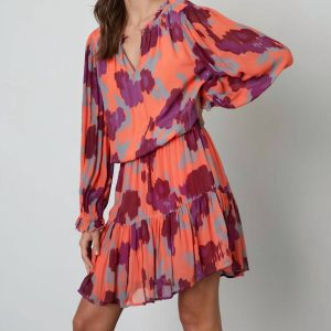 Regina Kleid in Koralle