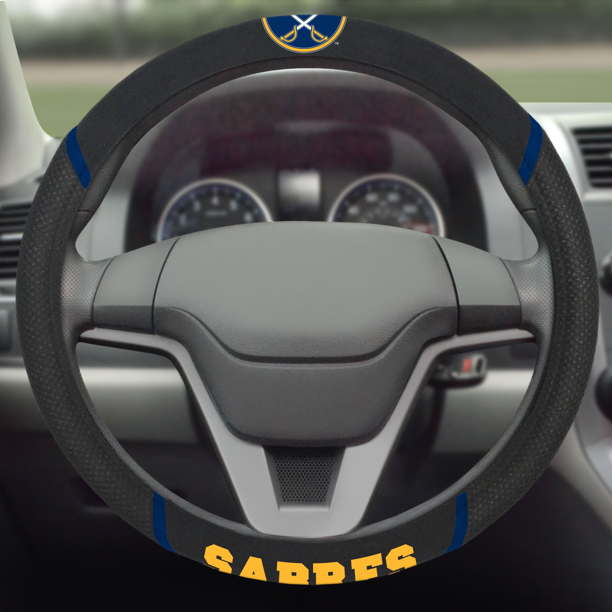 Fanmats Buffalo Sabres gestickte Lenkradabdeckung