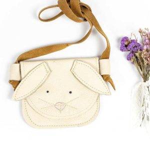 Creme Hasen Critters Leder Geldbörse Kleinkinder & Kinder