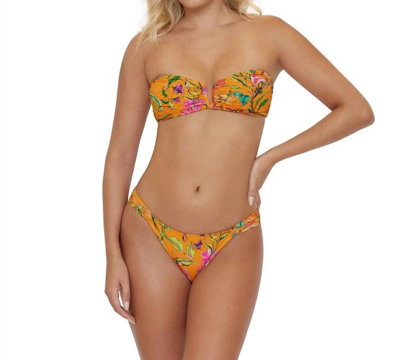 WLB Fanned Teeny – Bademode in Orange