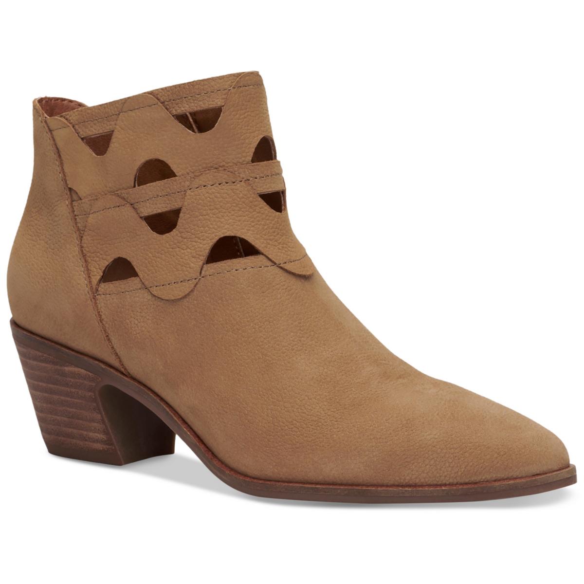 Gezana Nubuck Ausgeschnittene Stiefeletten