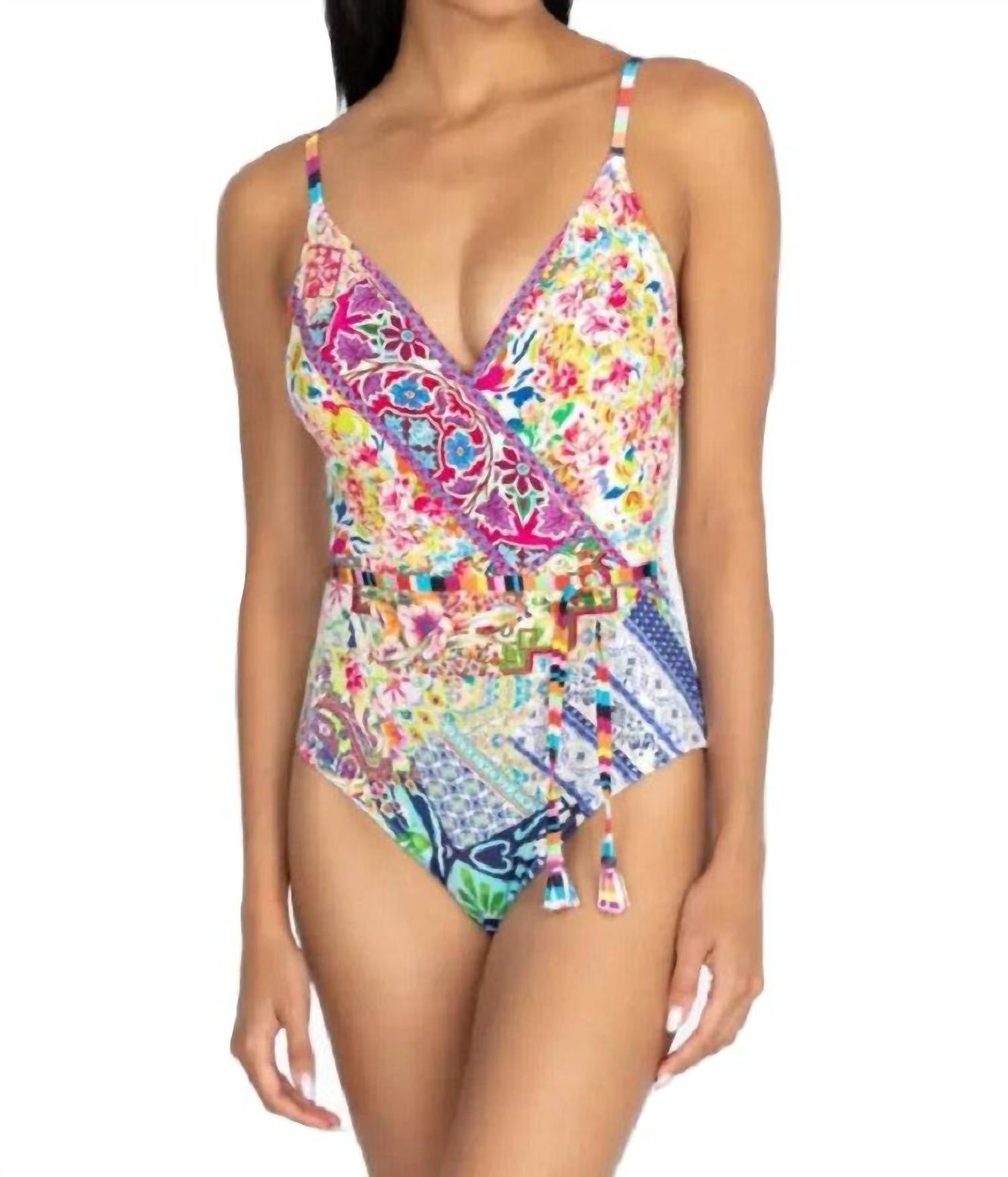 Locita Wrap One Piece In Mehrfarbig