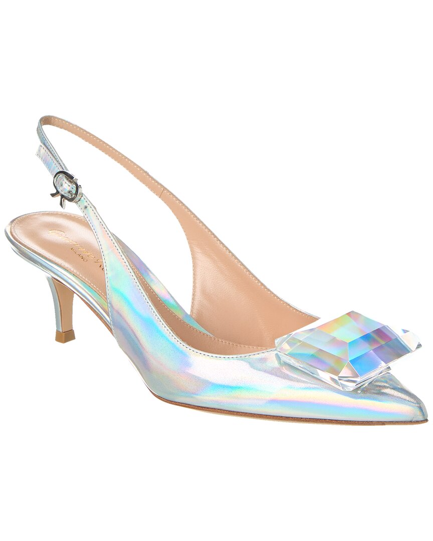 Gianvito Rossi Jaipur 55 Leder Slingback Pump