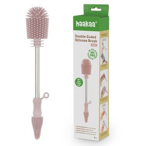 Haakaa Doppelte Silikonbürste 1 pk
