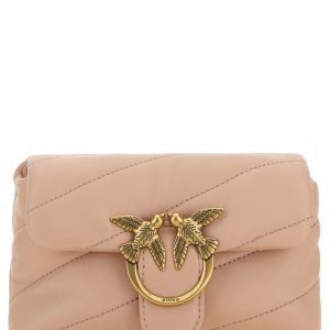 O Calf Leder Liebe Puff kleine Crossbody Damen Tasche